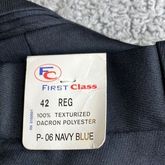 NWT FIRST CLASS DELUXE 42 R 6- Pocket Wide Leg Raw Hem Pants - Picture 5 of 12